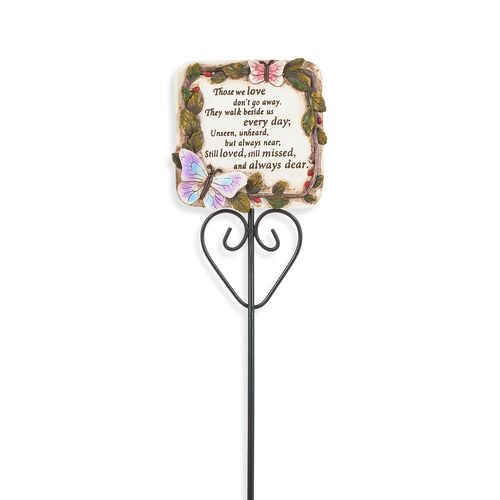 Assorted 12" Butterfly Memorial Stake