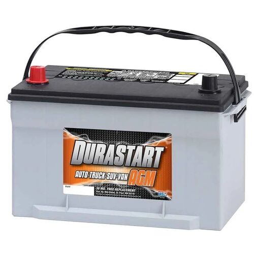 DuraStart 12 Volt 750 CCA Auto AGM Battery - 65AGM