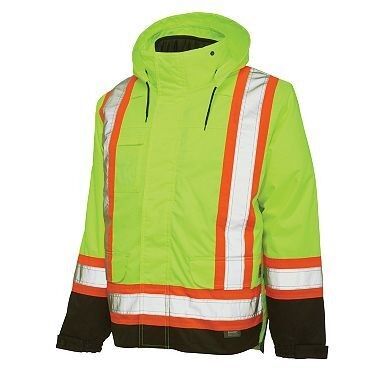 Men's 5-in-1 High Visibility Safety Parka w/ Removable Liner