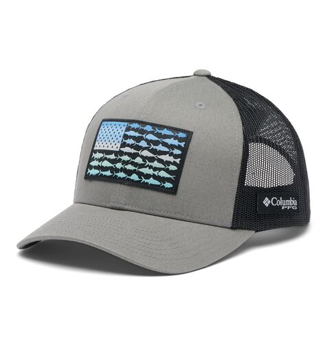 Men's PFG Mesh Snap Back Fish Flag Cap