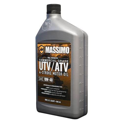 10W-40 Full Synthetic Commerical Grade UTV/ATV 4-Stroke Motor Oil - 1 Quart