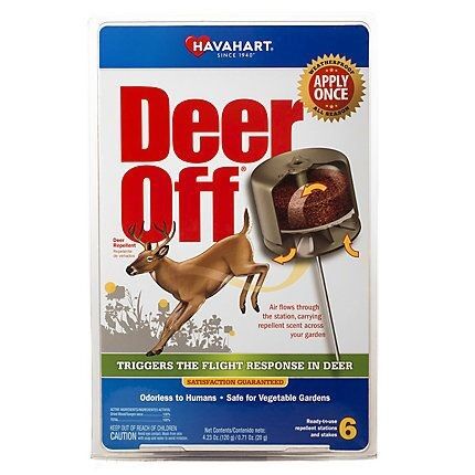 Deer Off Waterproof Deer Repellent Stations - 6 pk