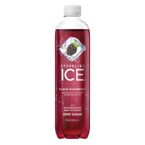 Black Raspberry Flavored Sparkling Water 17 fl Oz Single Bottle