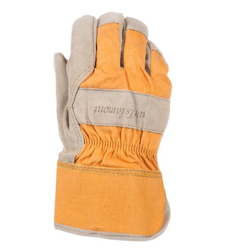 Women's Suede Cowhide Leather Palm Gloves