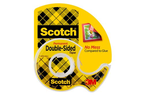 Scotch Double Stick Tape - 1/2" x 250"