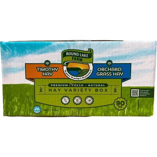 Timothy Hay & Orchard Grass Hay Variety Box - 90 oz