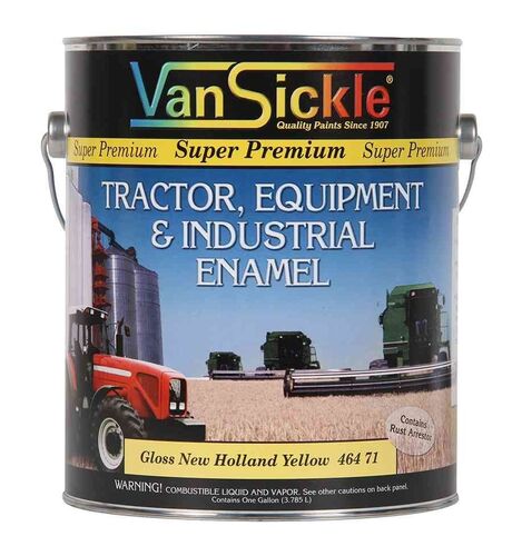 Tractor, Equipment, & Industrial Enamel in NH Yellow - 1 Gallon