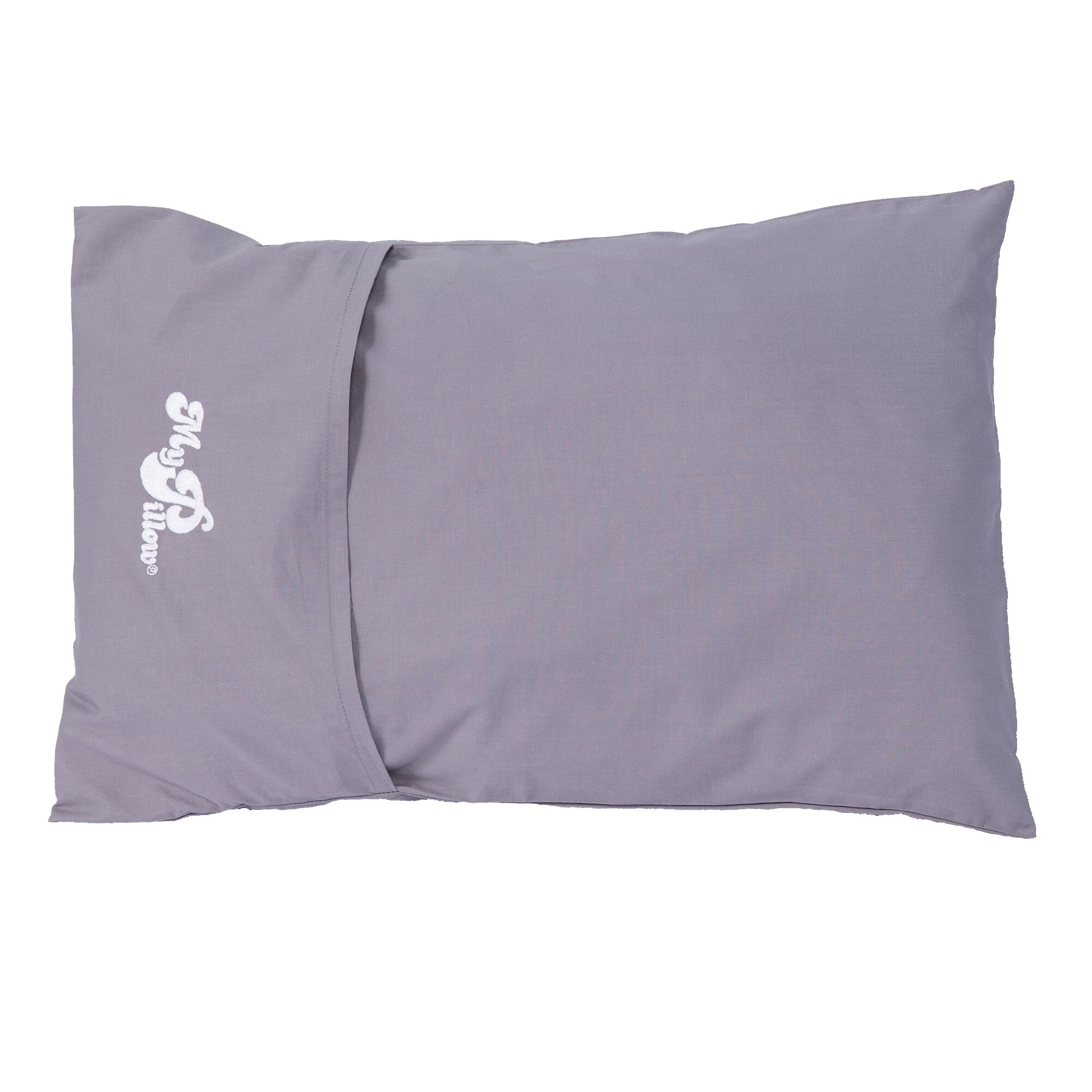 My Pillow Roll and Go Anywhere Travel Frosted Gray Pillow