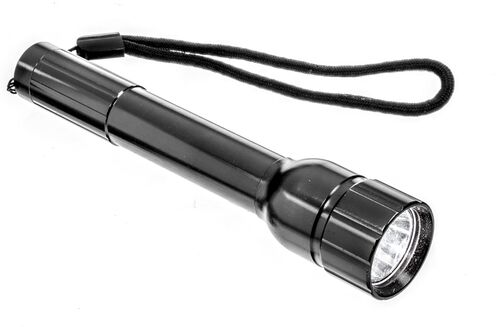 375 Lumens LED 3 Stage 6" Aluminum Flashlight with Lanyard