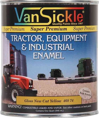 Tractor, Equipment, & Industrial Enamel in Catepillar Yellow - 1 Quart