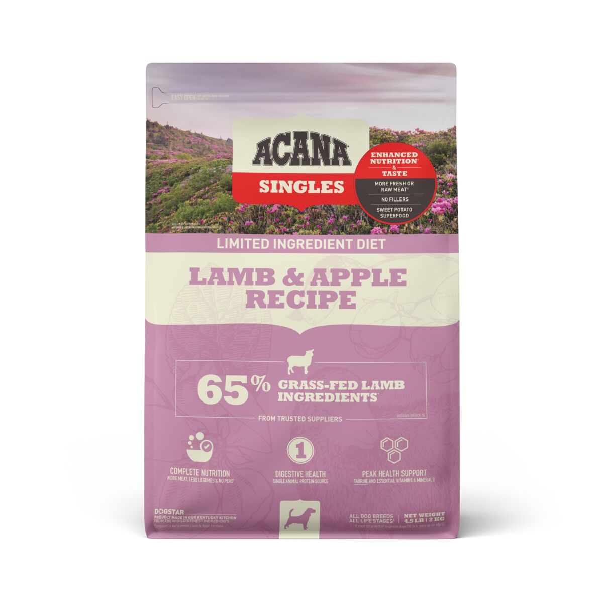 Singles Limited Ingredient Lamb & Apple Dry Dog Food