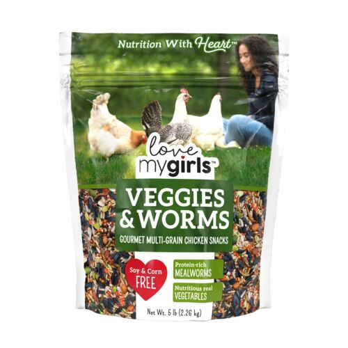Veggies & Worms Gourmet Multi-Grain Chicken Snacks - 5 Lb