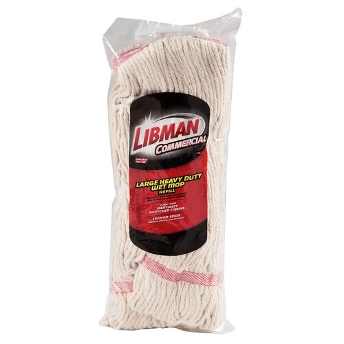 Libman Large Looped-End Cotton Wet Mop Head