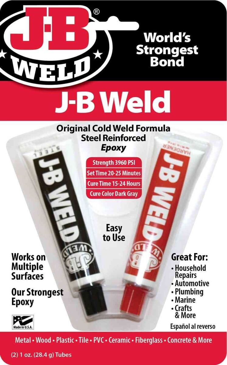 J-B Weld Steel Reinforced Epoxy Twin Tube