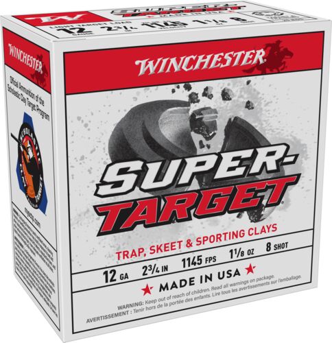 Super-Target 12 Gauge 2.75" #8 Shot Shotshells - 25 Rounds