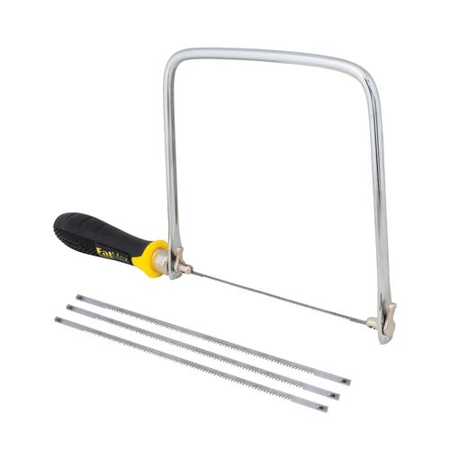 FATMAX 6-3/8" x 6-3/4" Coping Saw with 4 Blades