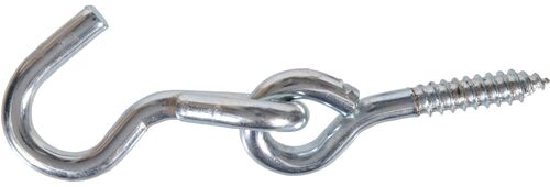 Zinc Lag Hammock Hook - 3/8" x 3-1/2"