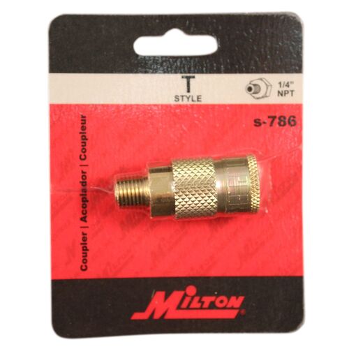 1/4" Male T-Style Coupler