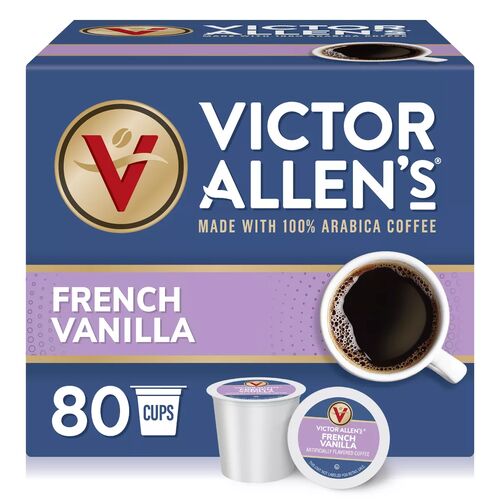 French Vanilla Coffee Single Serve K-Cups - 80 Count