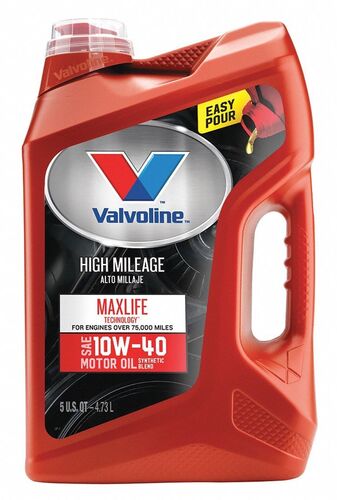 10W-40 High Mileage with MaxLife Technology Synthetic Blend Motor Oil - 5 Quart
