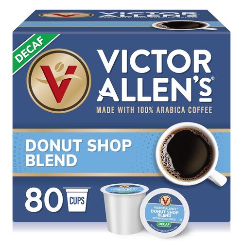80 Count Coffee KCup - Decaf Donut Shop