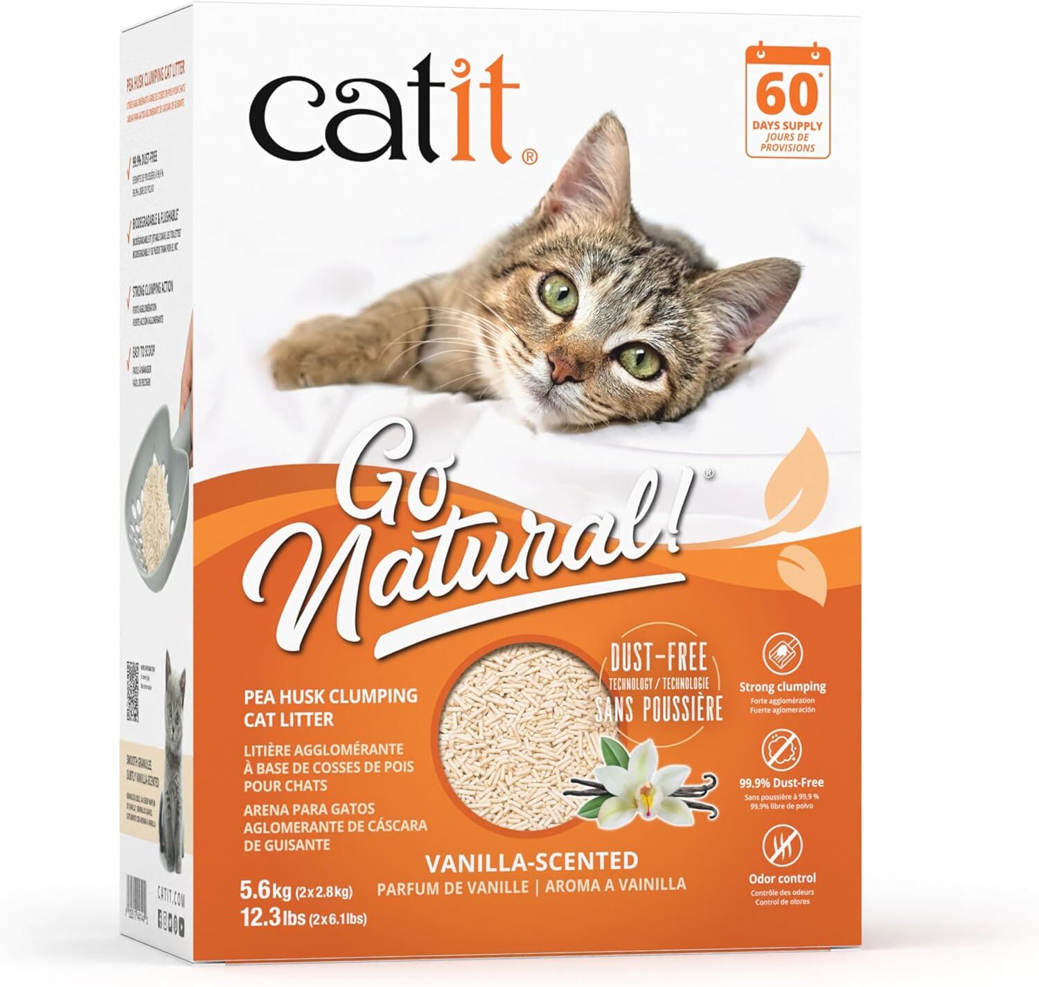 Go Natural Clumping Cat Litter 12.3 lb - Vanilla Scented
