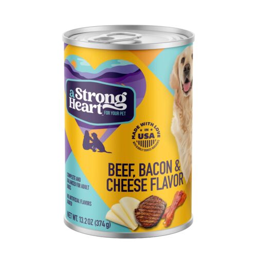 Beef Bacon & Cheese Flavor Wet Dog Food - 13.2 oz