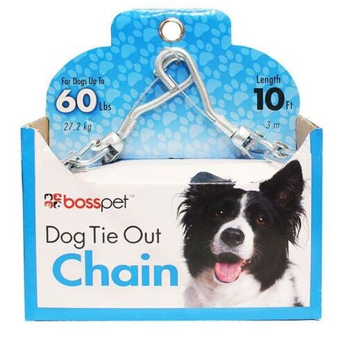 Twist Chain Large Dog Tie Out 20 '