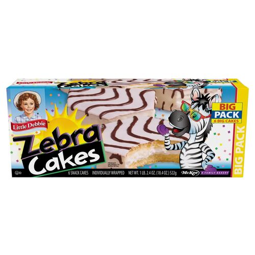 Big Pack Zebra Cakes - 6 Count