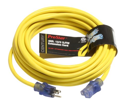 40' Yellow Pro-Star Extension Cord