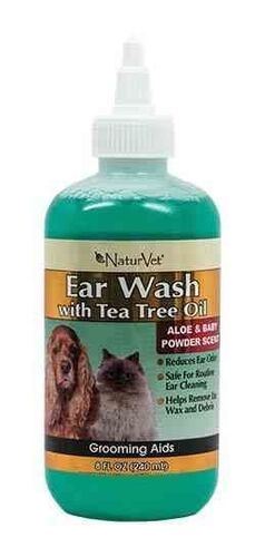 Naturvet ear wash with tea tree oil best sale