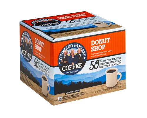 Donut Shop Coffee Single Serve Brew Cups 36-Count