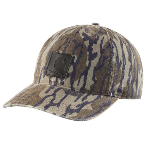 Canvas Cap in Mossy Oak Camo