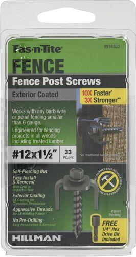 Fas-N-Tite Exterior-Coated Fence Post Screws