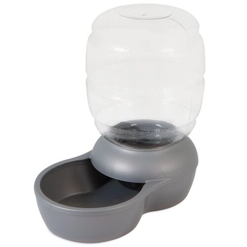 Replendish Pet Waterer with Microban in Pearl Silver Grey - 2.5 Gallon