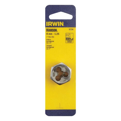 High Carbon Steel Hex Die - 8 mm-1.25