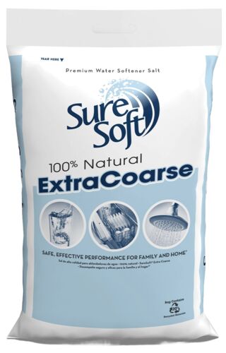 100% Natural Extra Coarse Premium Water Softener Salt - 40 Lb