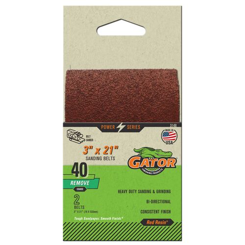 3" x 18" Sander Belt 2-Pack - 120 Grit
