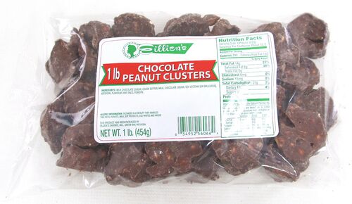 Chocolate Covered Peanut Clusters - 16 Oz