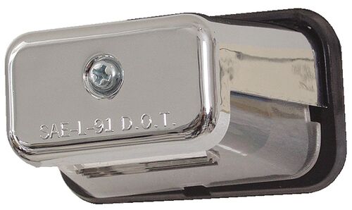 Chrome Stud Mount License Plate Light Kit