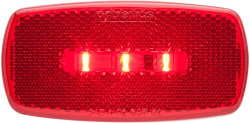 Oval LED Clearance/Marker Light In Red