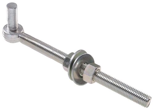 Hardware Essentials Zinc Gate Bolt Hook - 3/4" x 10"
