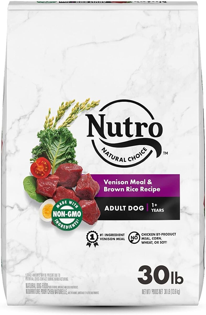 Nutro Natural Choice Venison Meal Brown Rice Adult Dog Food 30 Lb