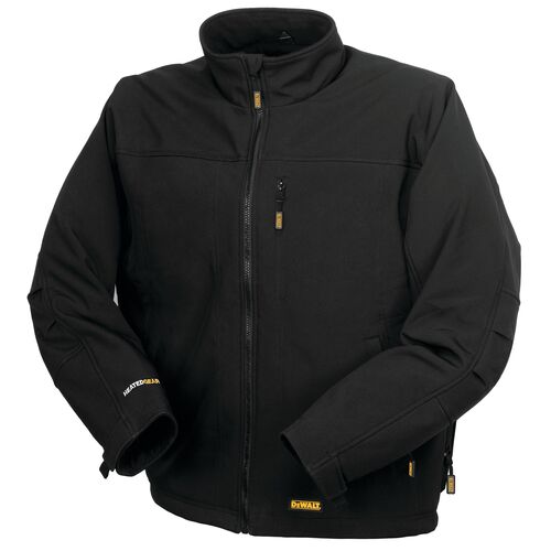 Soft Shell Heated Work Jacket Kit in Black