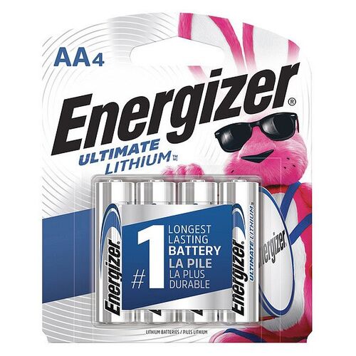 Ultimate Lithium AA Lithium Battery - 4 Pack