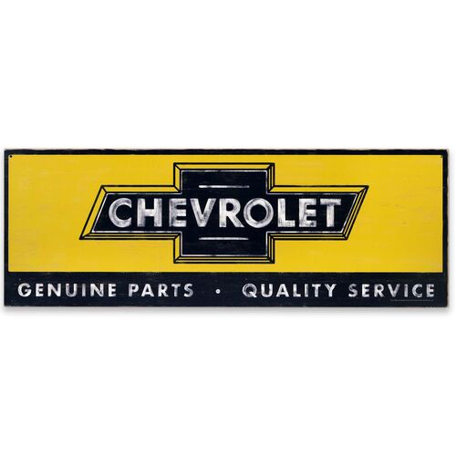 Chevrolet Parts & Service Wood Wall Decor