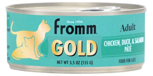 Adult Gold Chicken Duck and Salmon Pate Canned Cat Food - 5.5 oz
