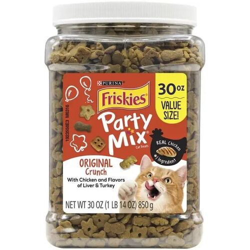 Party Mix Original Crunch Cat Treats - 30 oz