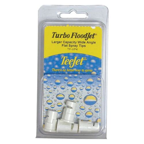 Larger Capacity Wide Angle Flat Spray Tips - 4 Pack