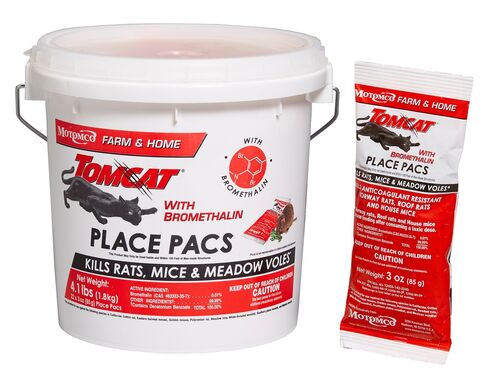 Place Pacs with Bromethalin - 22 x 3 oz Pacs in Pail